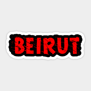 Beirut paint Sticker